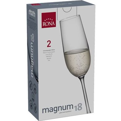 Бокалы для шампанского RONA MAGNUM, 180 мл, Набор 2 шт. купить Киев