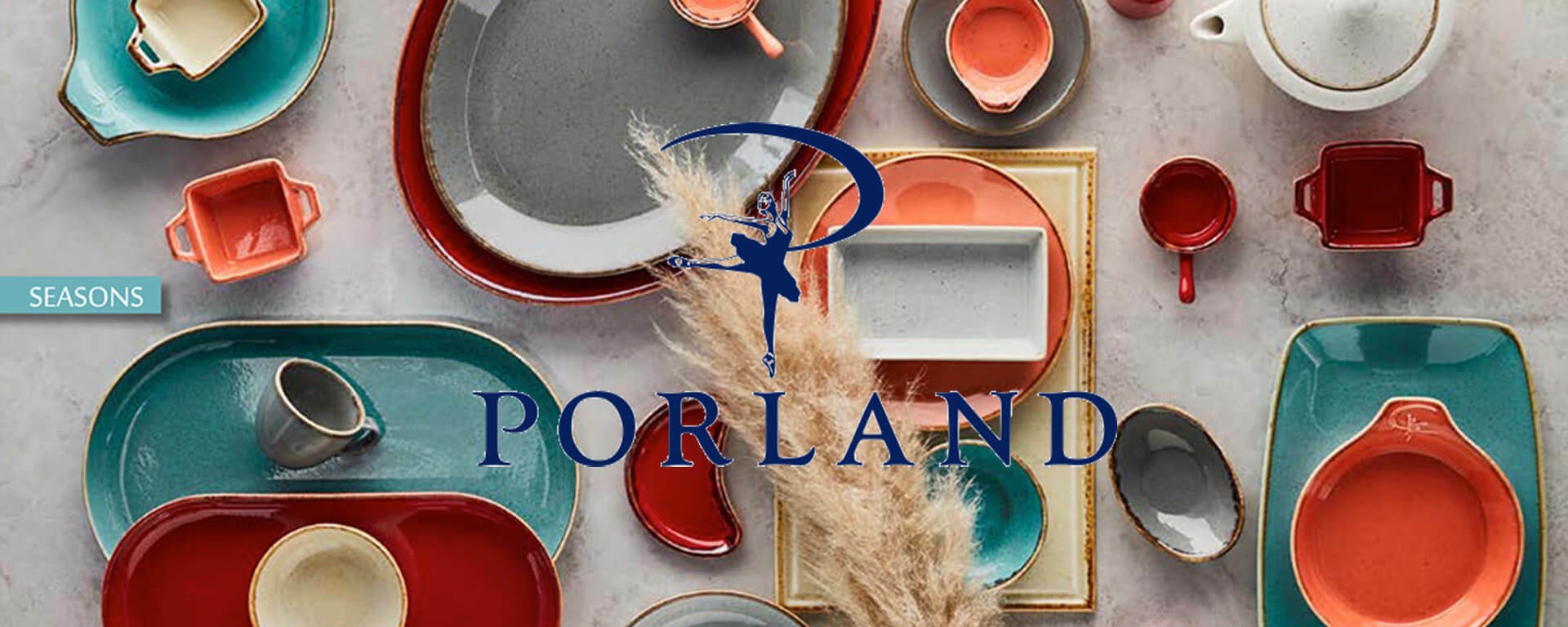 Porland - тарелки, блюда для сервировки, салатники, соусники, чашки, блюдца, чайники, солянки, перечницы, сахарницы