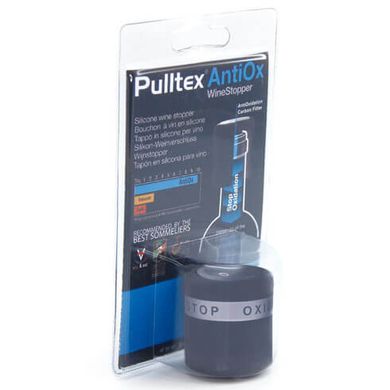 Пробка силиконовая для бутылки вина с фильтром с активовированым углем PULLTEX ANTIOX WINE STOPPER, упакованая в блистер купить Киев