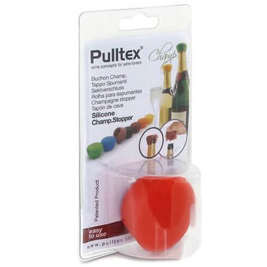 Пробка силиконовая для бутылки шампанского PULLTEX SILICONE CHAMPAGNE STOPPER, упакованая в блистер купить Киев