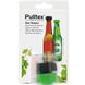 Пробка силіконова для пляшки пива PULLTEX BEER STOPPER, 2 шт., кол. чорний/зелений, блістер