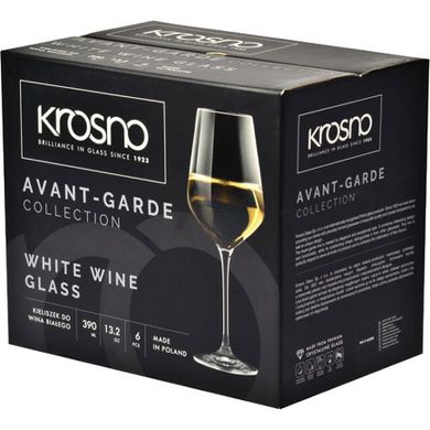 Келих для білого вина KROSNO AVANT-GARDE 390 мл, набір 6 шт купить Киев