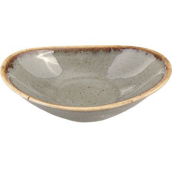 Соусник овальний PORLAND SEASONS MINI BOWL D11CM, темно-сірий купить Киев