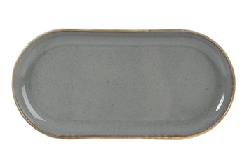 Блюдо овальне PORLAND SEASONS DARK GREY, 30X15CM купить Киев