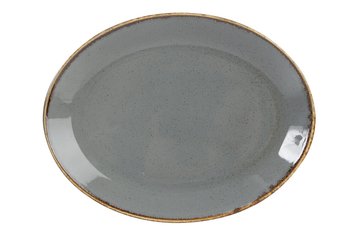 Блюдо овальне PORLAND SEASONS DARK GREY, D30 CM купить Киев