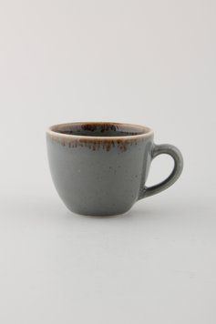 PORLAND Чашка PORLAND SEASONS DARK GREY, 80 мл