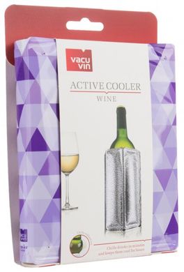 Охолоджувач для пляшки вина VACU VIN ACTIVE COOLER WINE DIAMOND PURPLE купить Киев