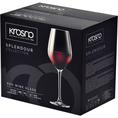 Келих для червоного вина KROSNO SPLENDOUR, 300 мл, набір 6 шт купить Киев