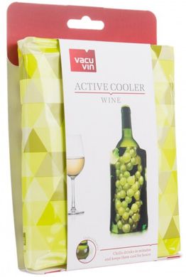 Охладитель для бутылки вина VACU VIN ACTIVE COOLER WINE DIAMOND GREEN купить Киев