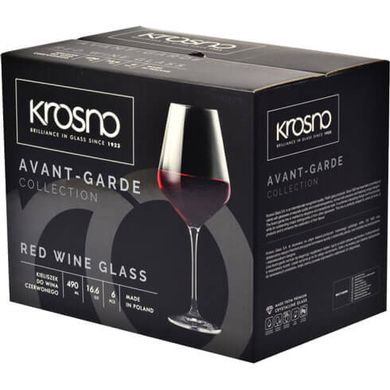 Бокал для вина KROSNO AVANT-GARDE, 490 мл, набор 6 шт купить Киев