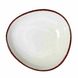 Тарілка овальна NATURE LOOK OFF-WHITE D23CM